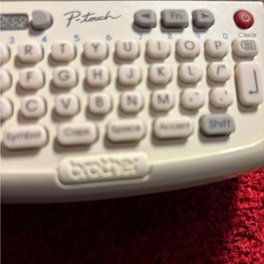 Brother P-touch PT-90 Personal Label Maker Labeler Thermal Printer Tested